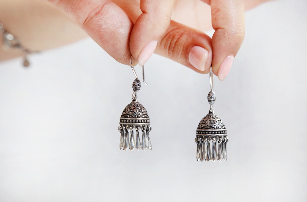 Earrings "Dome"